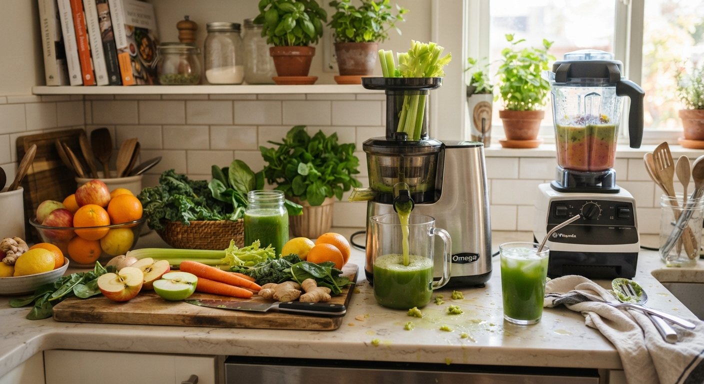Preparing Fresh Juices